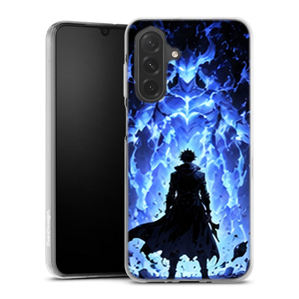 Coque Samsung A27 5G Solo Leveling 04 Portail Bleu - coque Samsung A27 5G Solo Leveling