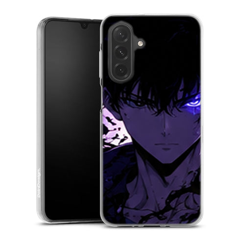 Coque Samsung A27 5G Solo Leveling 11 Profil Ombre Violet - coque Samsung A27 5G Solo Leveling