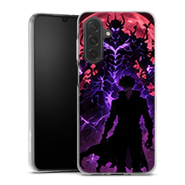 Coque Samsung A27 5G Solo Leveling 18 Monarque Lune Rouge - coque Samsung A27 5G Solo Leveling