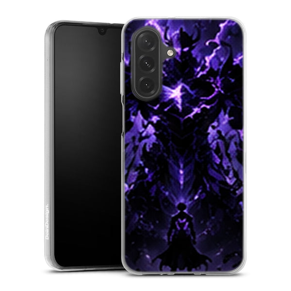 Coque Samsung A27 5G Solo Leveling 22 Portail Monstre Violet - coque Samsung A27 5G Solo Leveling