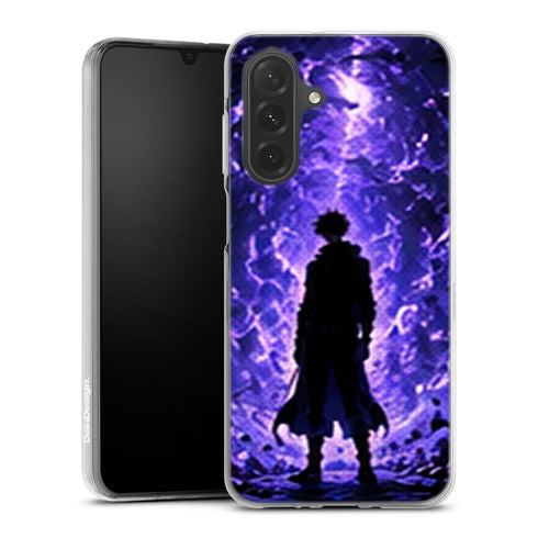 Coque Samsung A27 5G Solo Leveling 25 Portail Violet - coque Samsung A27 5G Solo Leveling