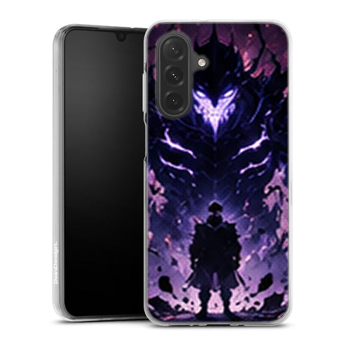 Coque Samsung A27 5G Solo Leveling 30 Monarque Rose Noir - coque Samsung A27 5G Solo Leveling