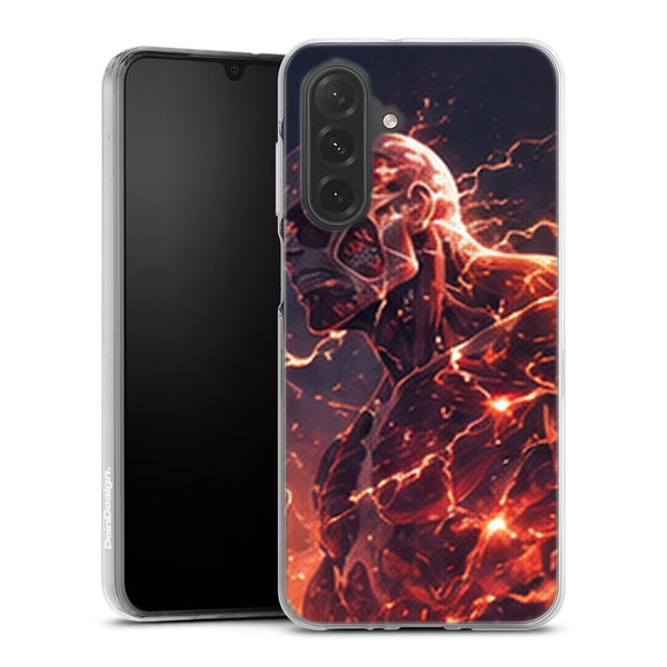 Coque Samsung A27 5G Titan Colossal Foudre Ecarlate Edition Limitee - coque Samsung A27 5G Attaque des Titans