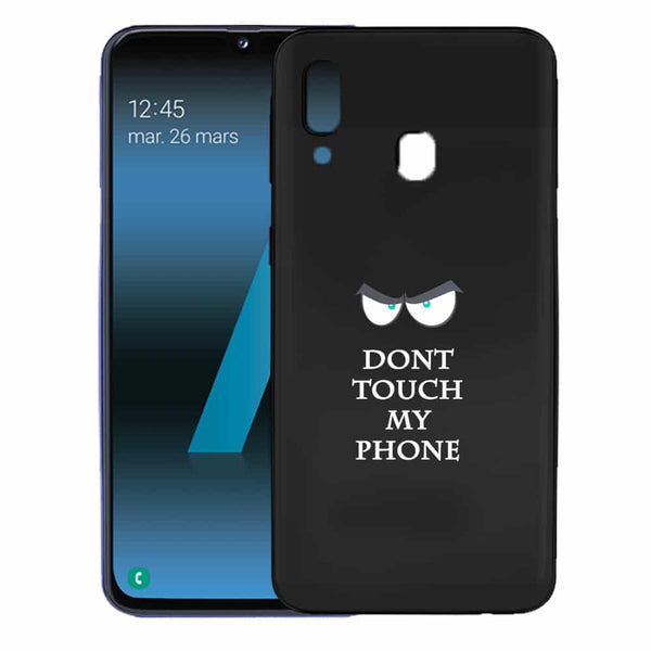 Achat Coque samsung a40 don't touche my phone
