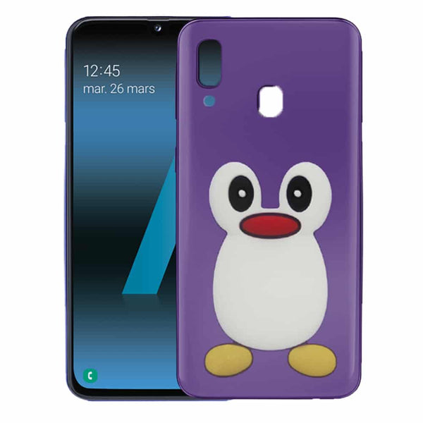 Coque samsung a40 pingouin
