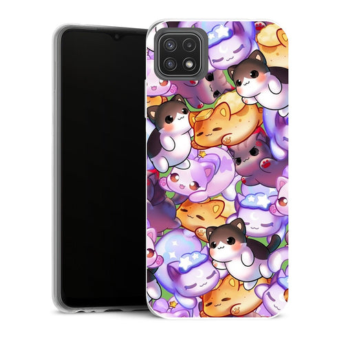 Coque Samsung Galaxy A22 5G Aesthetic Aphmau Meow Peluches Anime Chats - MaCoquePerso