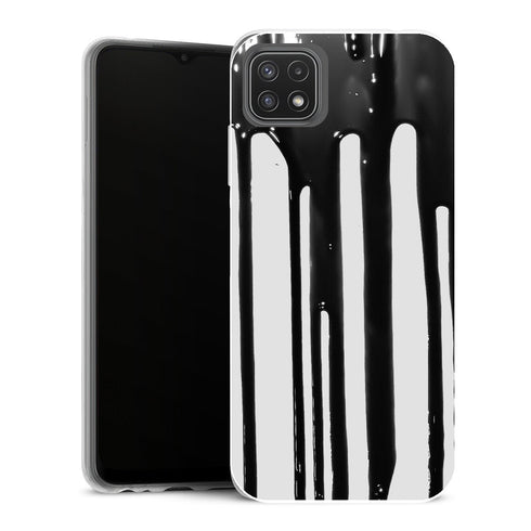 Coque Samsung Galaxy A22 5G Aesthetic black blood - MaCoquePerso