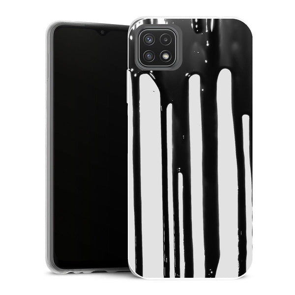 Coque Samsung Galaxy A22 5G Aesthetic black blood - MaCoquePerso