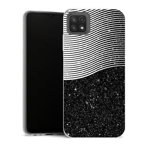 Coque Samsung Galaxy A22 5G Aesthetic black space - MaCoquePerso