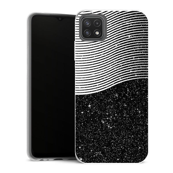Coque Samsung Galaxy A22 5G Aesthetic black space - MaCoquePerso