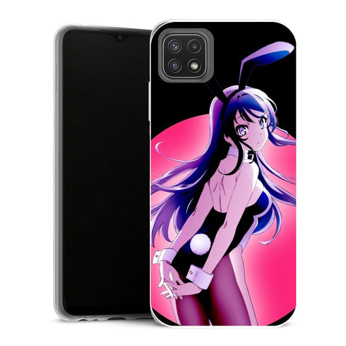 Coque Samsung Galaxy A22 5G Aesthetic Bunny Girl Senpai Sakurajima Mai - MaCoquePerso