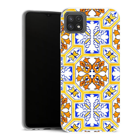 Coque Samsung Galaxy A22 5G Aesthetic Carreaux d'azulejo portugais - MaCoquePerso