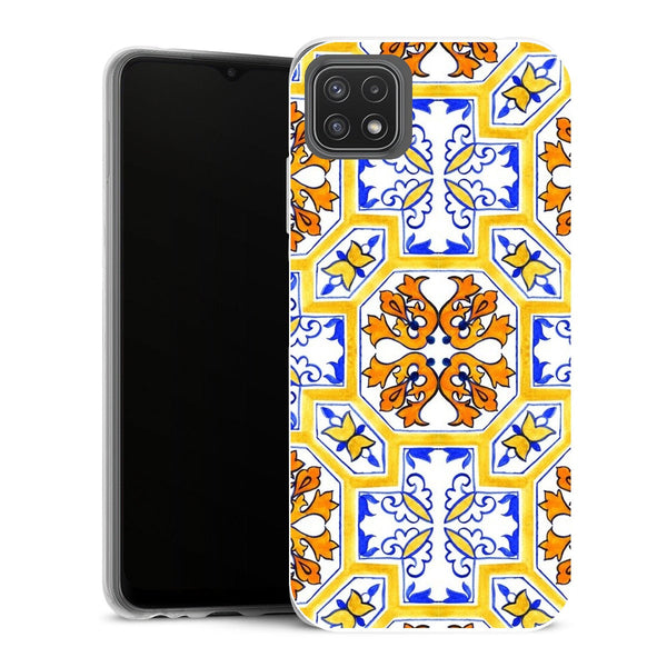 Coque Samsung Galaxy A22 5G Aesthetic Carreaux d'azulejo portugais - MaCoquePerso