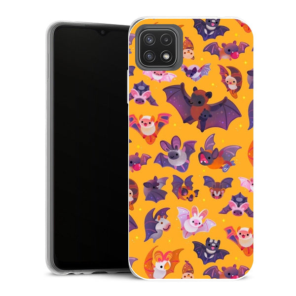 Coque Samsung Galaxy A22 5G Aesthetic Chauve souris jaune - MaCoquePerso