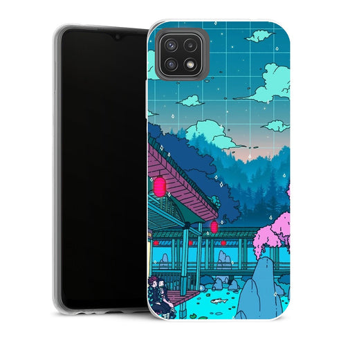 Coque Samsung Galaxy A22 5G Aesthetic Demon Slaying Estate - MaCoquePerso