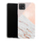 Coque Samsung Galaxy A22 5G Aesthetic feuille d'or rose et un taupe doux - MaCoquePerso