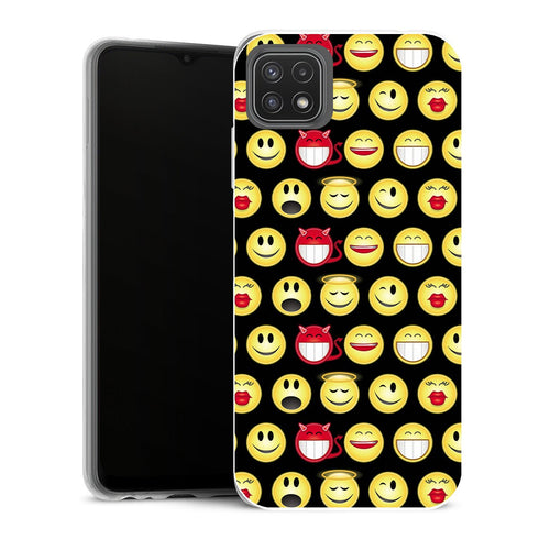 Coque Samsung Galaxy A22 5G Aesthetic funny smileys - MaCoquePerso