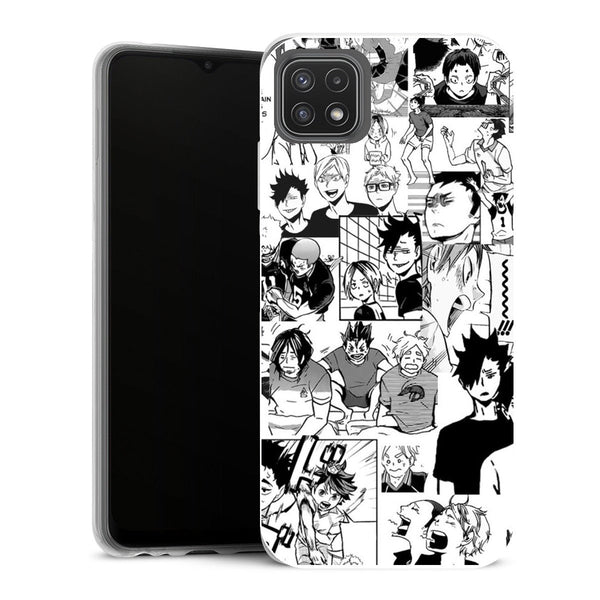 Coque Samsung Galaxy A22 5G Aesthetic Haikyuu !! Manga Collage - MaCoquePerso