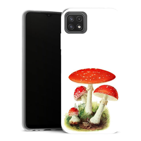 Coque Samsung Galaxy A22 5G Aesthetic Illustration de champignons magiques vintage - MaCoquePerso