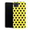 Coque Samsung Galaxy A22 5G Aesthetic Jaune Pois Noir - MaCoquePerso
