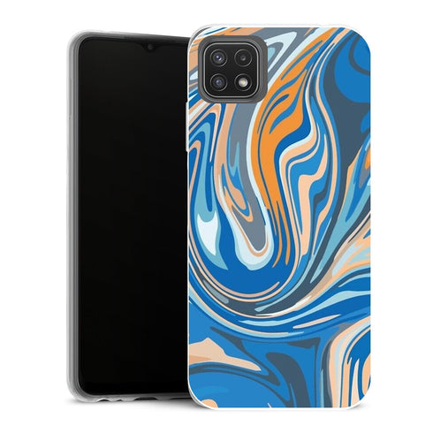 Coque Samsung Galaxy A22 5G Aesthetic Liquide coloré - MaCoquePerso