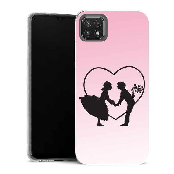 Coque Samsung Galaxy A22 5G Aesthetic Love story - MaCoquePerso