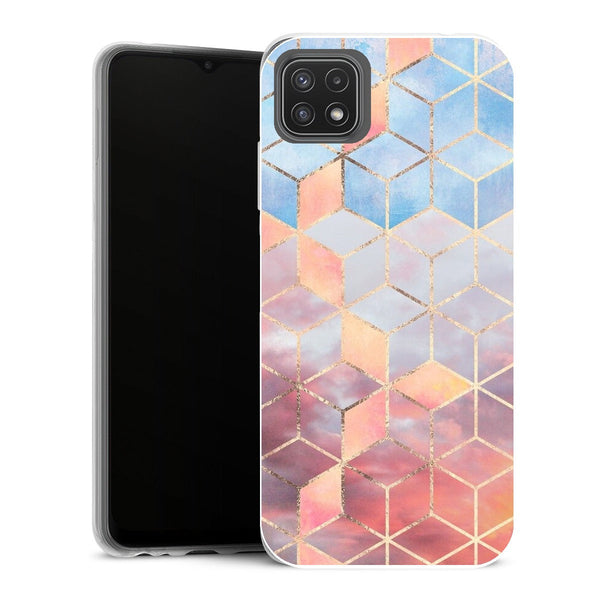 Coque Samsung Galaxy A22 5G Aesthetic Magic Sky Cubes - MaCoquePerso