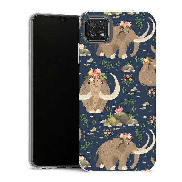 Coque Samsung Galaxy A22 5G Aesthetic Mammouths mignons - MaCoquePerso