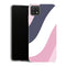 Coque Samsung Galaxy A22 5G Aesthetic Motif géométrique abstrait rose et gris blush moderne - MaCoquePerso
