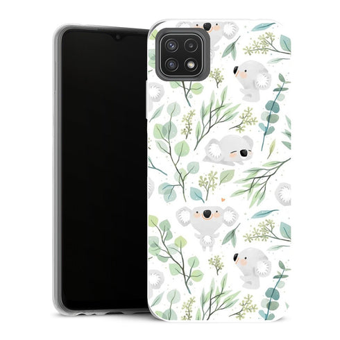 Coque Samsung Galaxy A22 5G Aesthetic Motif Koala et Eucalyptus - MaCoquePerso