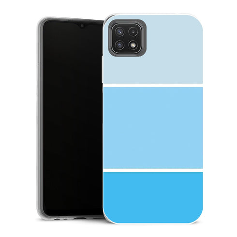 Coque Samsung Galaxy A22 5G Aesthetic Pastel Bleu - MaCoquePerso