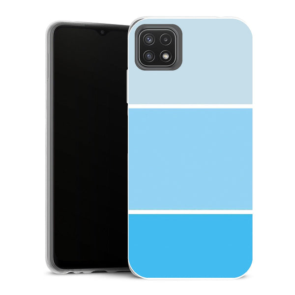 Coque Samsung Galaxy A22 5G Aesthetic Pastel Bleu - MaCoquePerso