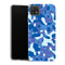 Coque Samsung Galaxy A22 5G Aesthetic Patron de camouflage camo bleu marine de l'armée - MaCoquePerso
