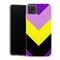 Coque Samsung Galaxy A22 5G Aesthetic Purple Chevrons - MaCoquePerso