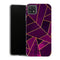 Coque Samsung Galaxy A22 5G Aesthetic Purple Stone Lignes d'or - MaCoquePerso