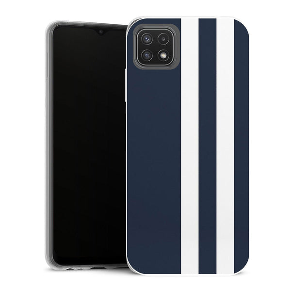 Coque Samsung Galaxy A22 5G Aesthetic Racing Bleu - MaCoquePerso