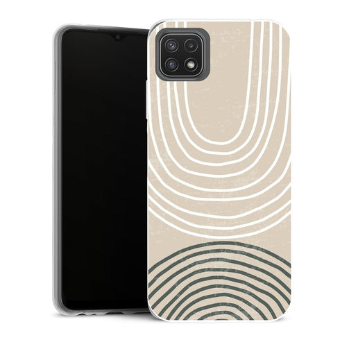 Coque Samsung Galaxy A22 5G Aesthetic Résumé de la pierre turquoise - MaCoquePerso