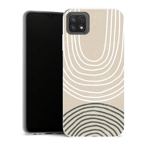 Coque Samsung Galaxy A22 5G Aesthetic Résumé de la pierre turquoise - MaCoquePerso