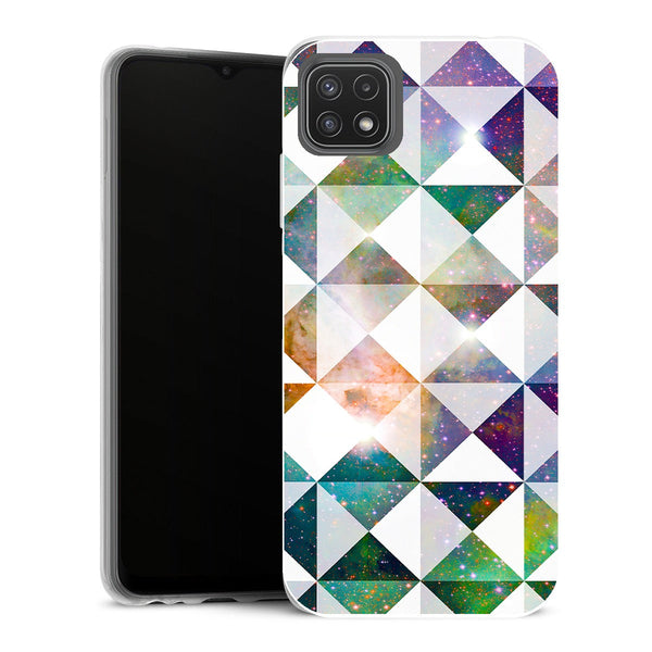 Coque Samsung Galaxy A22 5G Aesthetic space diamonds full - MaCoquePerso