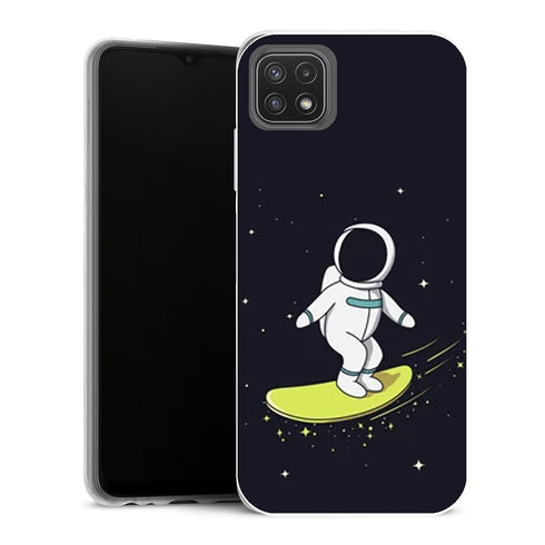 Coque Samsung Galaxy A22 5G Aesthetic Surf dans l'espace - MaCoquePerso