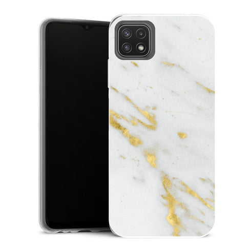 Coque Samsung Galaxy A22 5G Aesthetic Treviso marbre d'or - MaCoquePerso