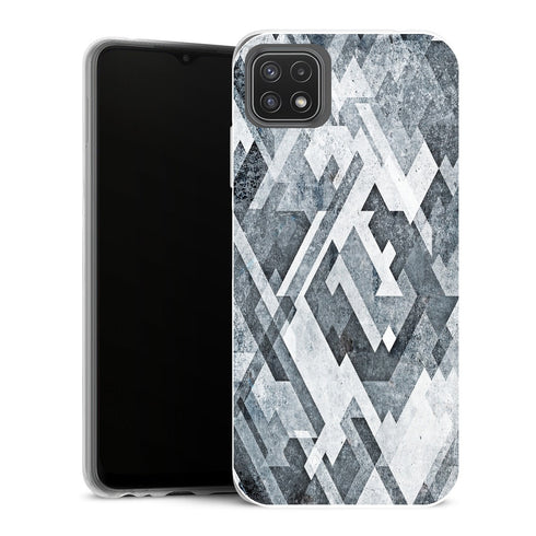 Coque Samsung Galaxy A22 5G Aesthetic Zig zag black - MaCoquePerso
