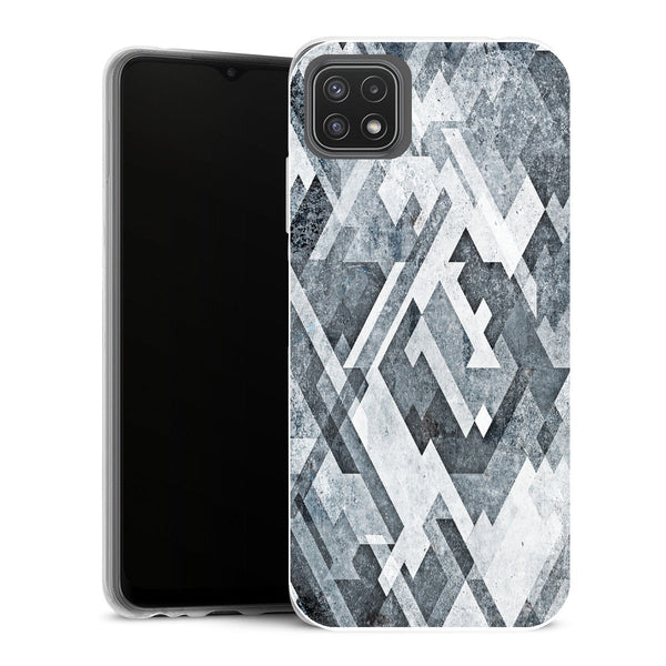 Coque Samsung Galaxy A22 5G Aesthetic Zig zag black - MaCoquePerso