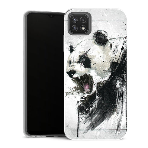 Coque Samsung Galaxy A22 5G Animaux Angry Panda - MaCoquePerso