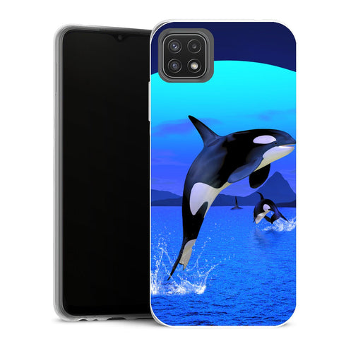Coque Samsung Galaxy A22 5G Animaux Baleine - MaCoquePerso