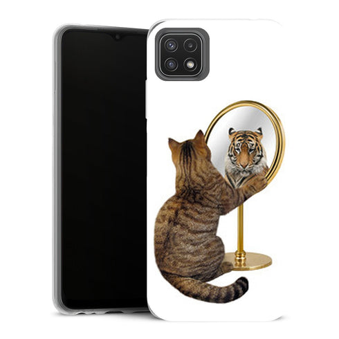 Coque Samsung Galaxy A22 5G Animaux CHAT TIGRE 193649123 - MaCoquePerso