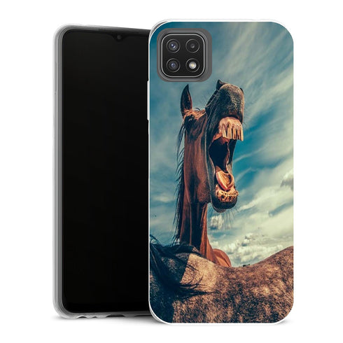 Coque Samsung Galaxy A22 5G Animaux Cheval Oh YEaaaah - MaCoquePerso
