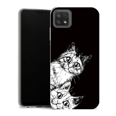 Coque Samsung Galaxy A22 5G Animaux COCO CHAT 269012725 - MaCoquePerso