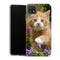Coque Samsung Galaxy A22 5G Animaux Cute Ginger Kitten In a Flowery Garden Lovely and enchanting cat - MaCoquePerso