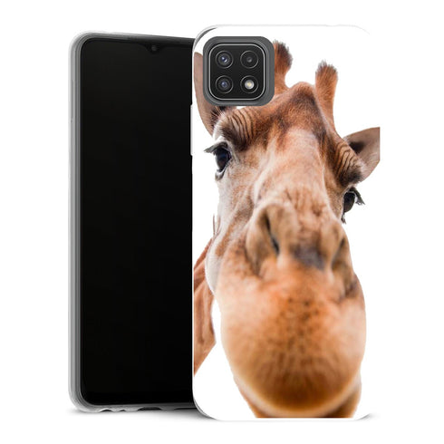 Coque Samsung Galaxy A22 5G Animaux Drole Girafe - MaCoquePerso